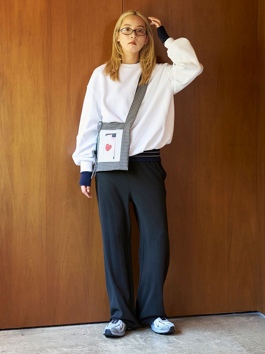 emmi atelier「【W&T】裏起毛バルーンスウェット/オーバーサイズ【セットアップ対応】」|スウェット・ジャージ|