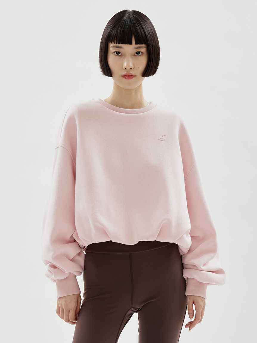 emmi atelier「【W&T】裏起毛バルーンスウェット/コンパクトサイズ【セットアップ対応】」|スウェット・ジャージ|PNK