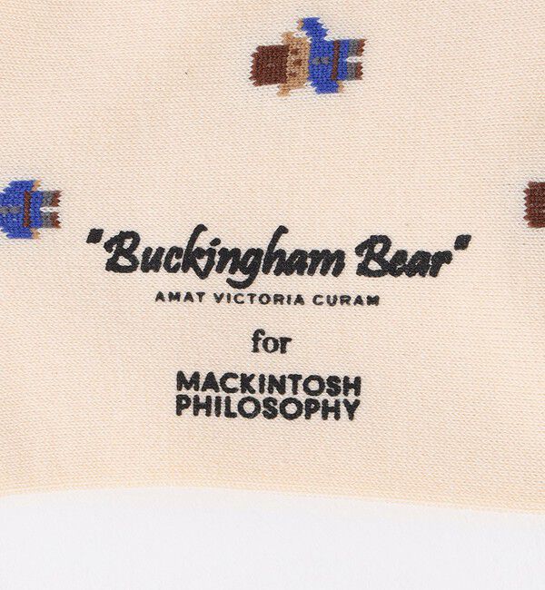 MACKINTOSH PHILOSOPHY「バッキンガムベアショートソックス」|ソックス|