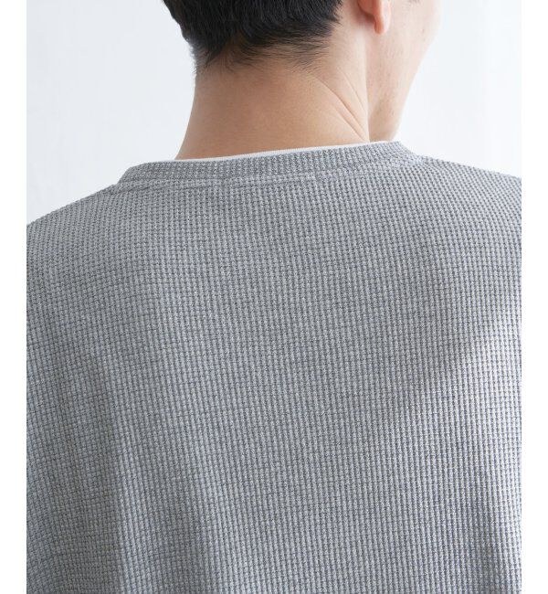 ikka「メランジワッフルフェイクT」|Tシャツ・カットソー|