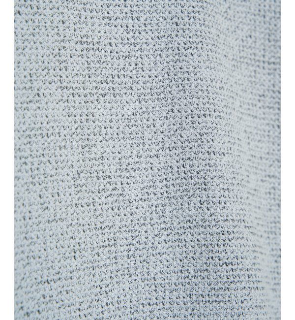 ikka「メランジ鹿の子キーネックレイヤード」|Tシャツ・カットソー|