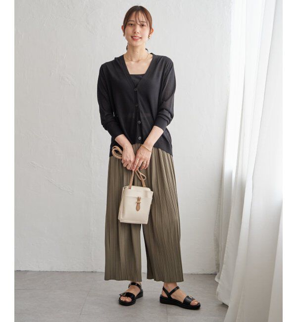 ikka「【接触冷感】シア－ニットカーディガン」|その他|