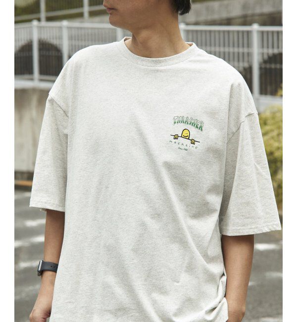 VENCE share style「THRASHER スラッシャー マークゴンザレスロゴＴシャツ」|Tシャツ・カットソー|グレー