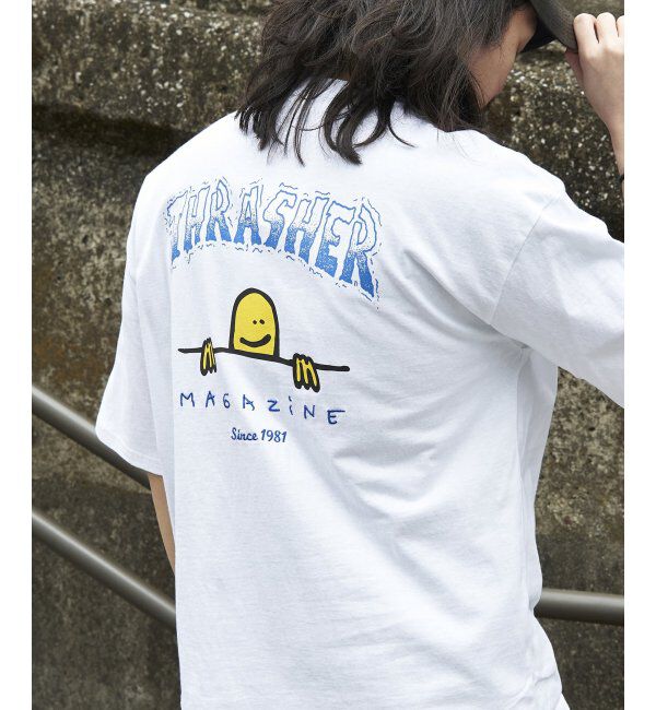 VENCE share style「THRASHER スラッシャー マークゴンザレスロゴＴシャツ」|Tシャツ・カットソー|