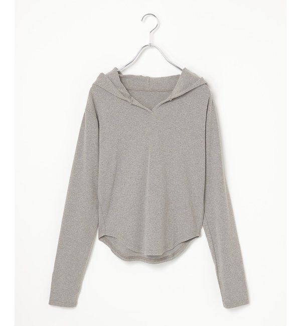 VENCE share style「スキッパーフーディーロンT」|その他|モクグレー