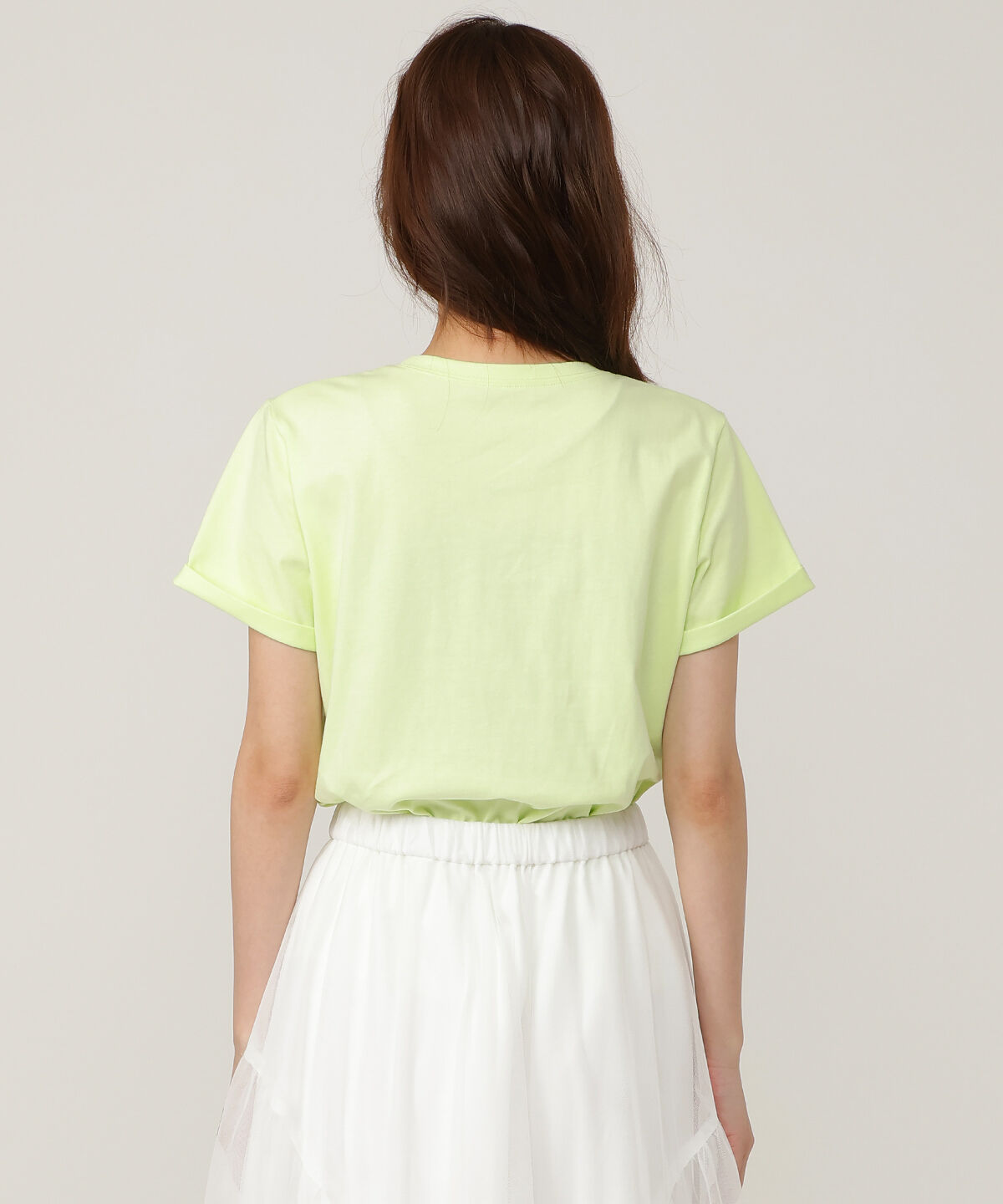 アンドクチュール「ワンポイント刺繍Tシャツ」|Tシャツ・カットソー|