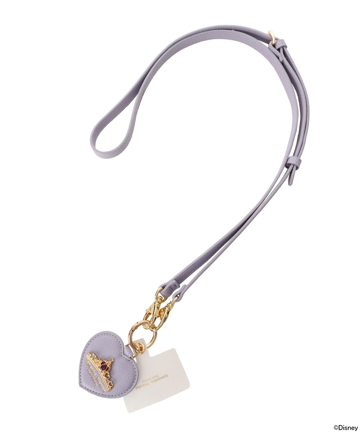 Samantha Thavasa Petit Choice「「ディズニープリンセスコレクション」スマホストラップ」|モバイルケース|ライラック