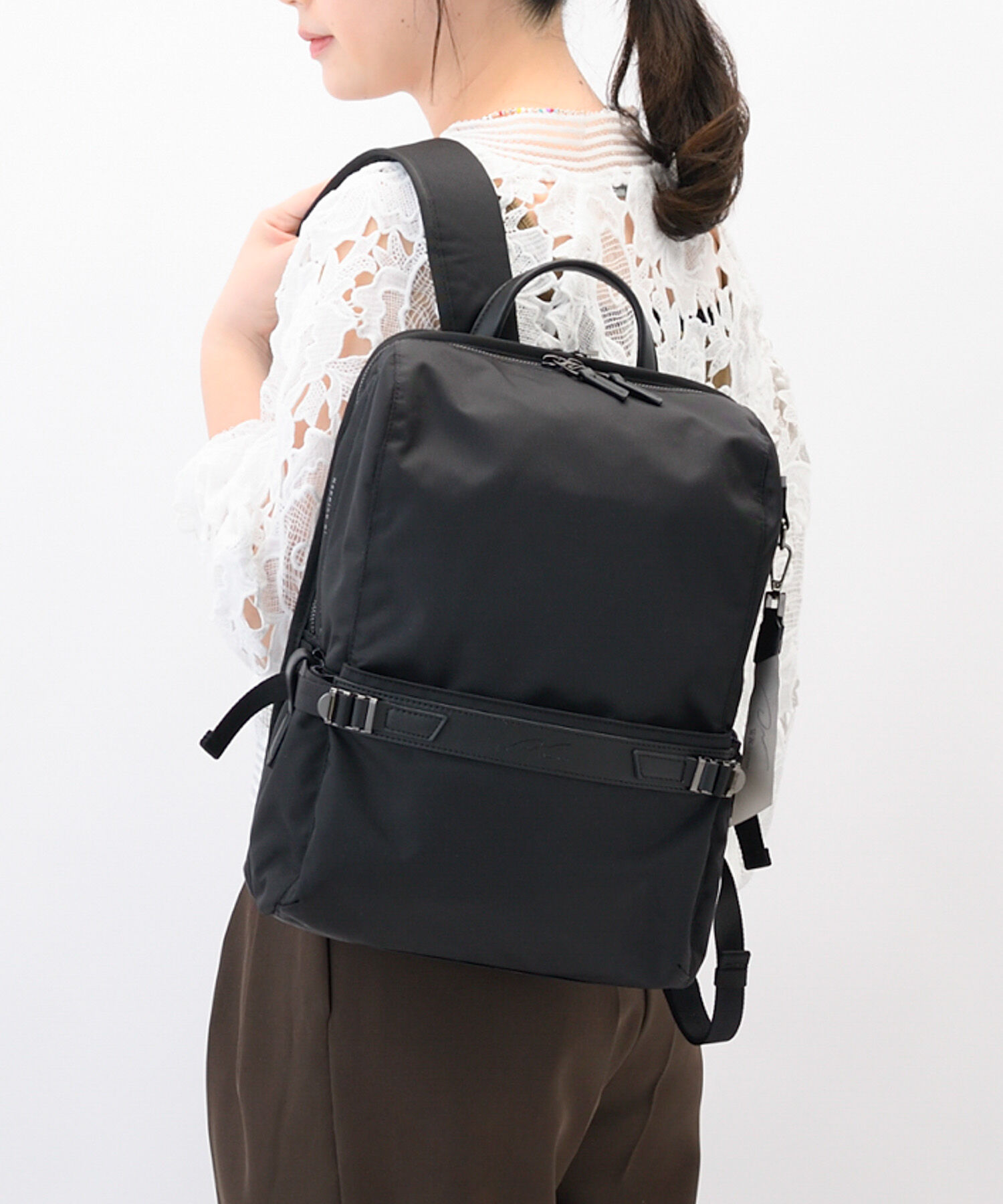 W&.Day/Night「リュックサック ビジネス W&.Day/Night リッカ2 スクエアリュック A4サイズ 14.0インチPC収納 19152」|リュック|