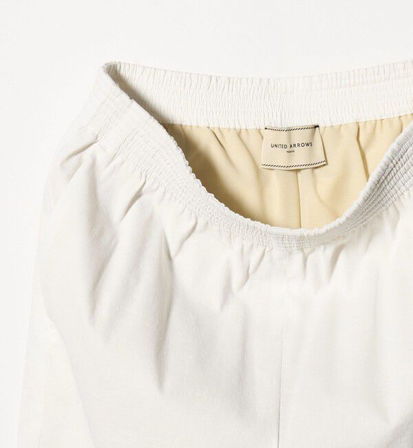 UNITED ARROWS「NALYA クロップドパンツ OFF WHITE」|スラックス|