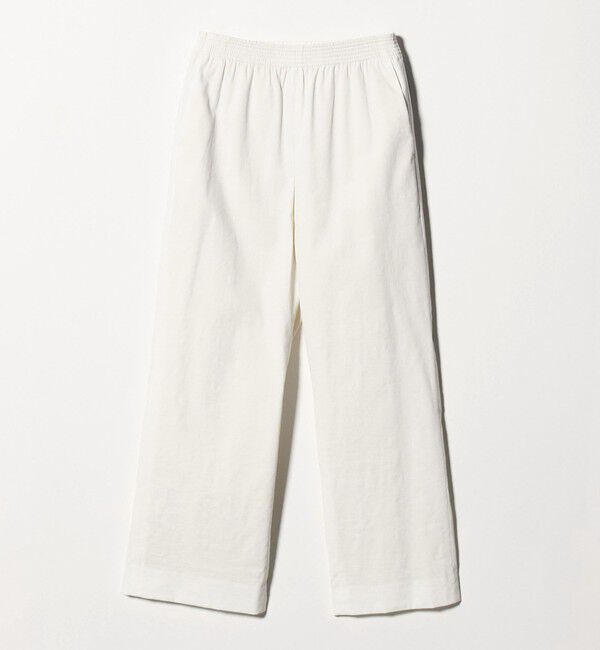 UNITED ARROWS「NALYA クロップドパンツ OFF WHITE」|スラックス|