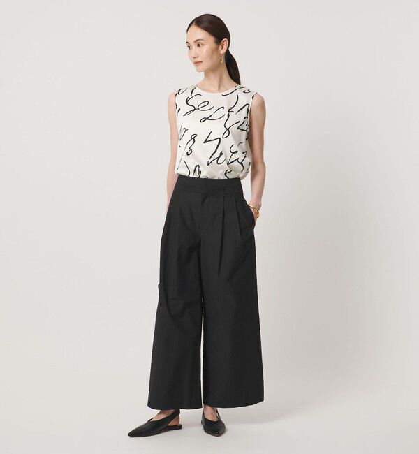 UNITED ARROWS「MANTECO POP ワイドパンツ」|スラックス|