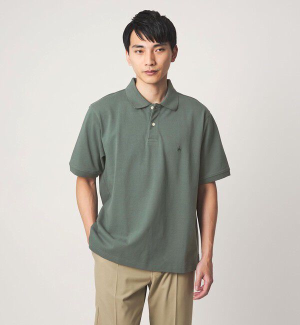 UNITED ARROWS green label relaxing「【別注】＜Brooks Brothers＞GLR カノコ ポロシャツ」|ポロシャツ|OLIVE