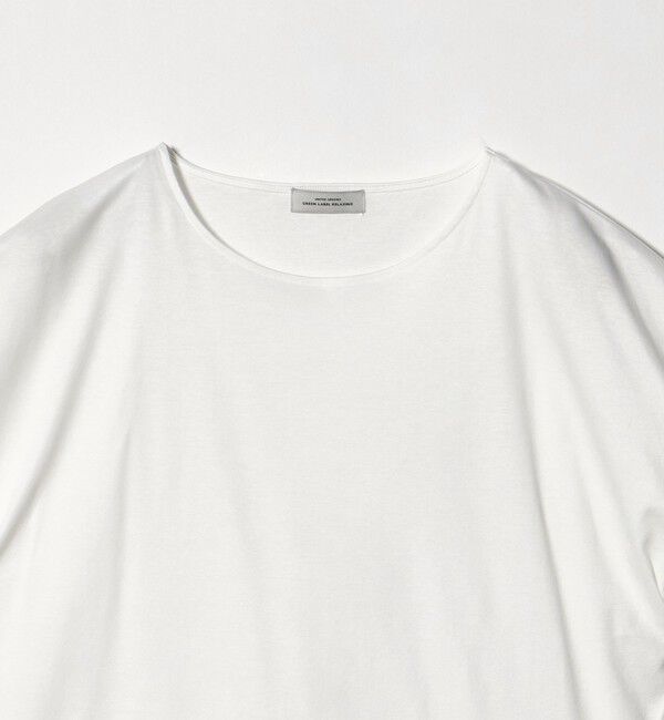 UNITED ARROWS green label relaxing「ソデフリル Tシャツ 汗染み防止」|Tシャツ・カットソー|