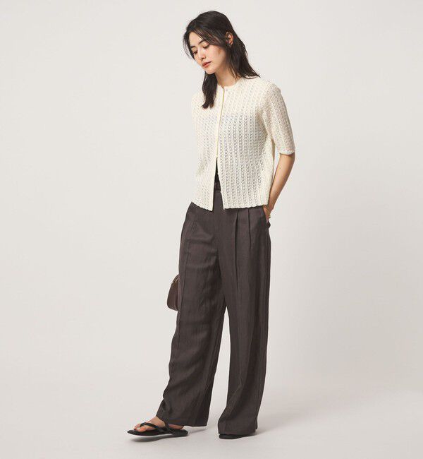 UNITED ARROWS green label relaxing「ガラアミ クルーネック カーディガン」|カーディガン|