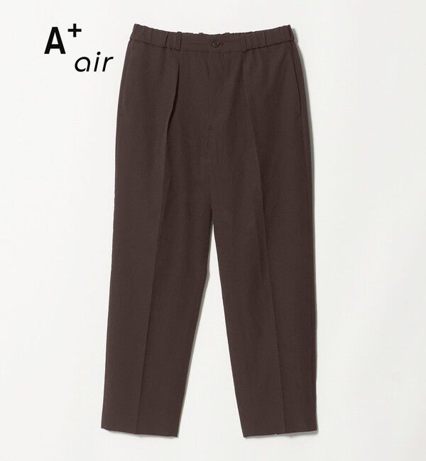 UNITED ARROWS green label relaxing「A+ air ポリエステル 空羽 リラックス イージー 1プリーツ スラックス セットパンツ -吸水速乾・通気性-」|スラックス|