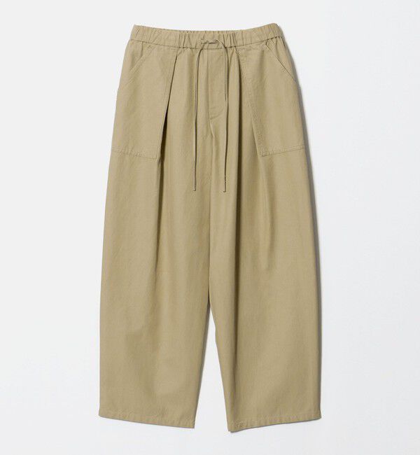 BEAUTY&YOUTH UNITED ARROWS「タック パッチポケット ドローストリング パンツ」|その他|OLIVE