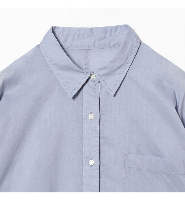 Demi-Luxe BEAMS 「KHADI オーバー ショート シャツ」|シャツ・ブラウス|