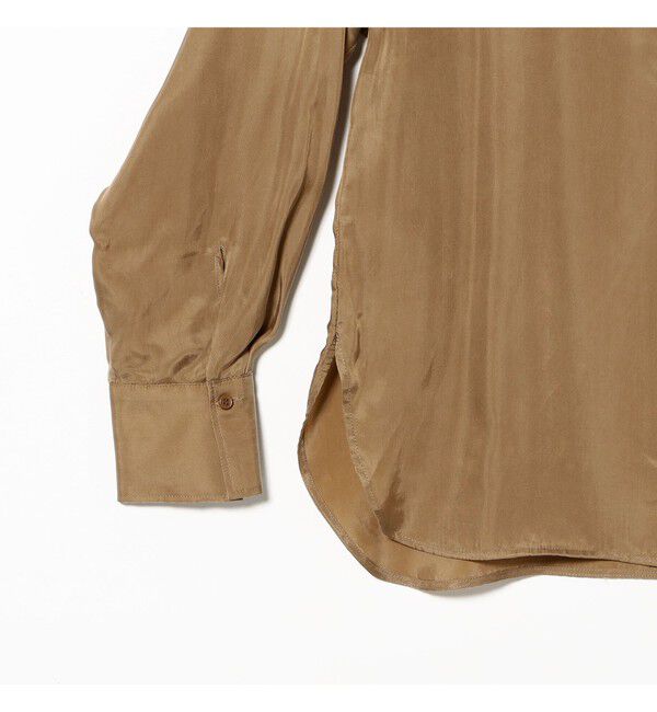 Demi-Luxe BEAMS 「キュプラ Vネック プルオーバーシャツ」|シャツ・ブラウス|