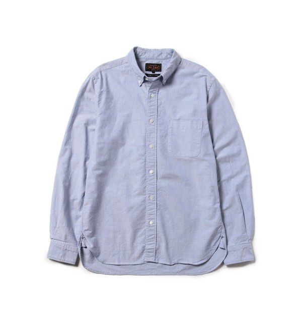 BEAMS PLUS「オックスフォード ボタンダウン シャツ」|シャツ・ブラウス|BLUE