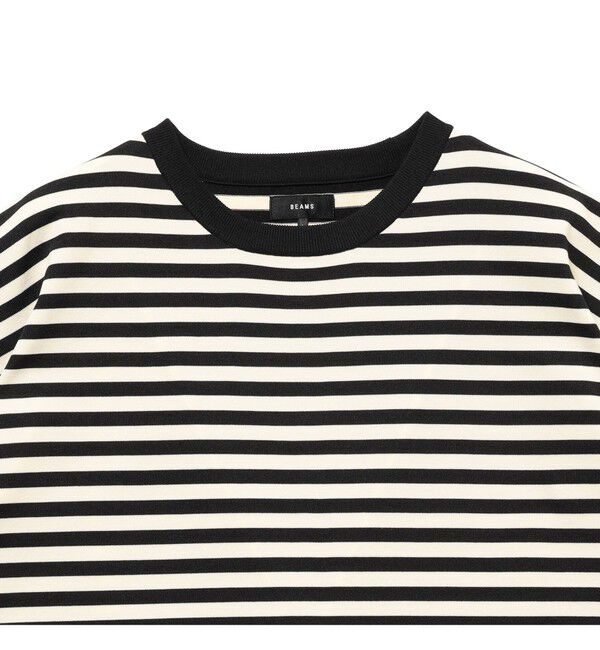 BEAMS「ショート ニット Tシャツ 【ワイドショートフィット】」|ニット・セーター|