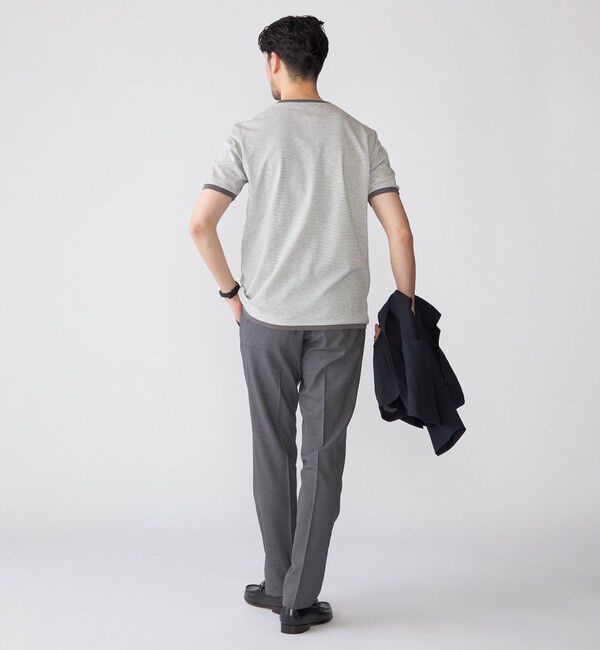 SHIPS「SHIPS: バーズアイ クルーネック Tシャツ」|Tシャツ・カットソー|