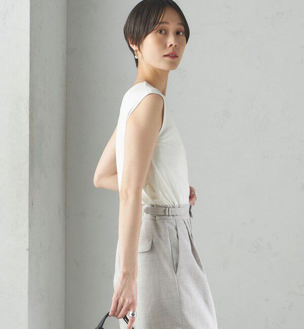 SHIPS for women「〈手洗い可能〉SORONA(R) 2WAY タンクトップ」|タンクトップ|