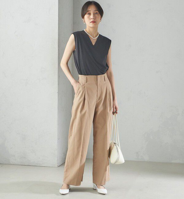 SHIPS for women「〈手洗い可能〉SORONA(R) 2WAY タンクトップ」|タンクトップ|