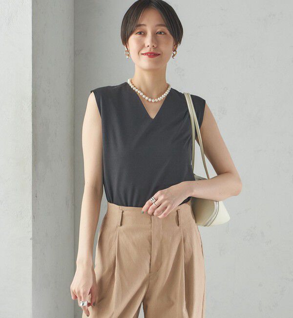 SHIPS for women「〈手洗い可能〉SORONA(R) 2WAY タンクトップ」|タンクトップ|
