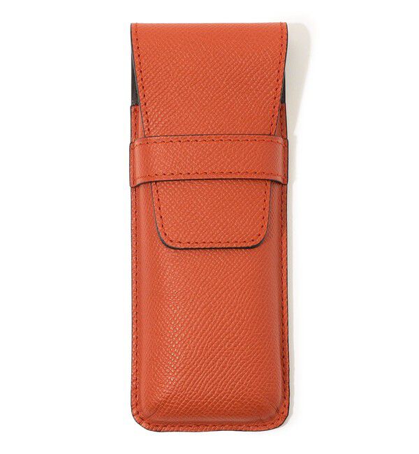 TOMORROWLAND GOODS「【別注】BROOKLYN MUSEUM シュリンクレザー ペンケース」|その他|27 オレンジ