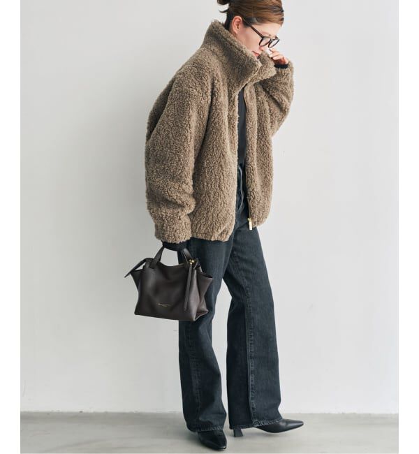 Spick and Span「《予約》スタンドZIPボアブルゾン」|その他|