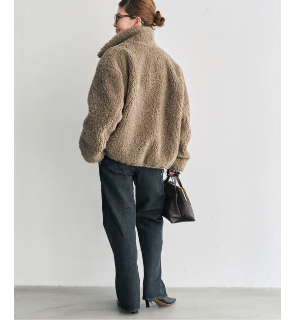 Spick and Span「《予約》スタンドZIPボアブルゾン」|その他|