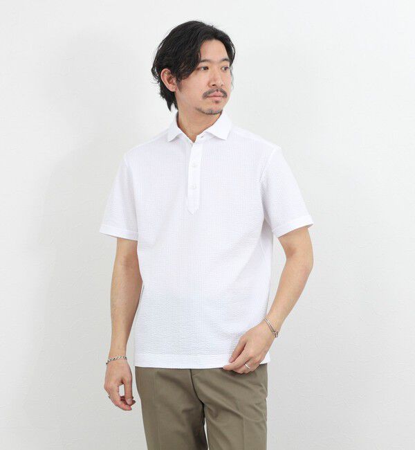 NOLLEY'S goodman「【BECシリーズ】《ビジカジ対応》サッカーテープポロシャツ / ビズポロ /26SS」|ポロシャツ|