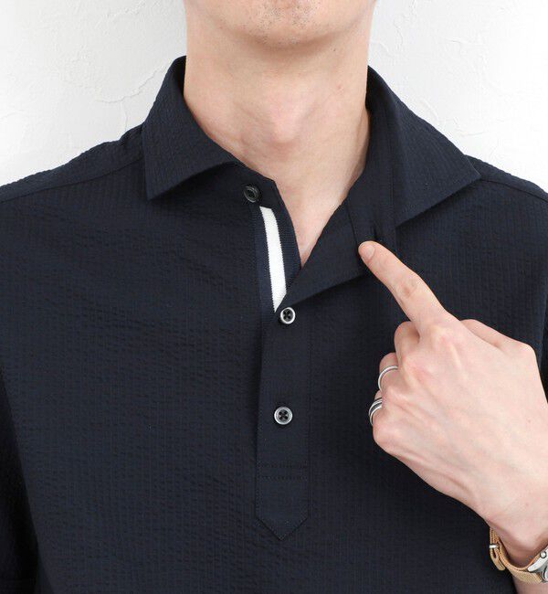 NOLLEY'S goodman「【BECシリーズ】《ビジカジ対応》サッカーテープポロシャツ / ビズポロ /26SS」|ポロシャツ|