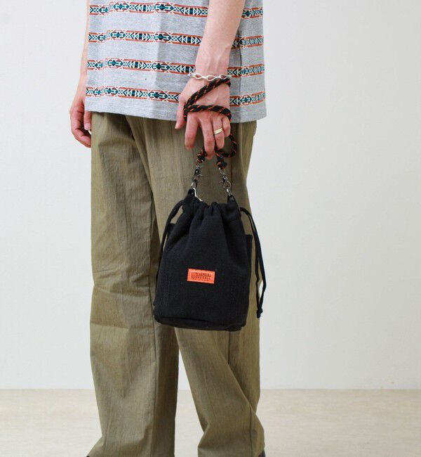 GLOSTER「【UNIVERSAL OVERALL】Summer knit purse」|ショルダー・メッセンジャー|