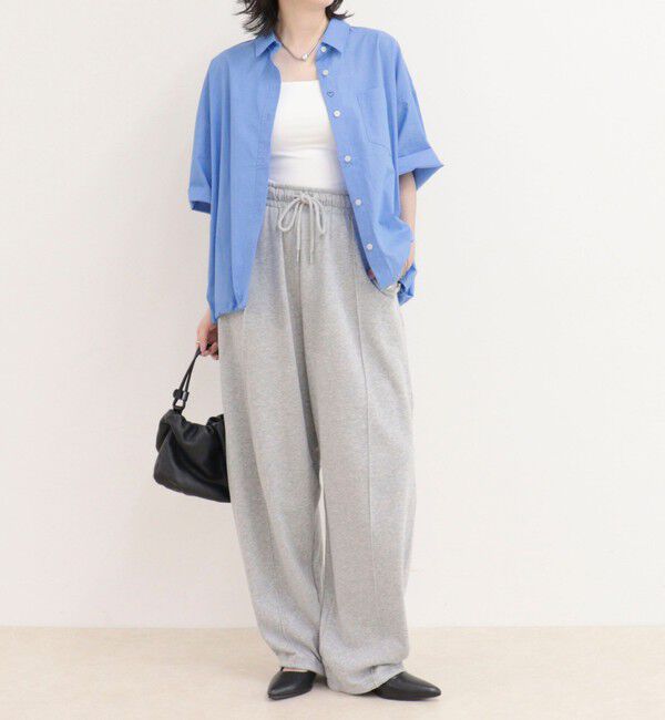 fredy emue「【人気につき半袖Ver.で再登場】汗染み軽減加工COTTON半袖シャツブルゾン」|シャツ・ブラウス|