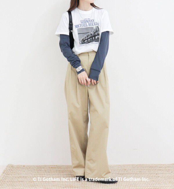 fredy emue「【haru &times; GOOD ROCK SPEED】PhotoロゴコンパクトTシャツ」|Tシャツ・カットソー|