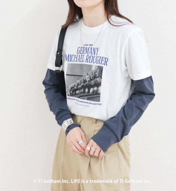 fredy emue「【haru &times; GOOD ROCK SPEED】PhotoロゴコンパクトTシャツ」|Tシャツ・カットソー|