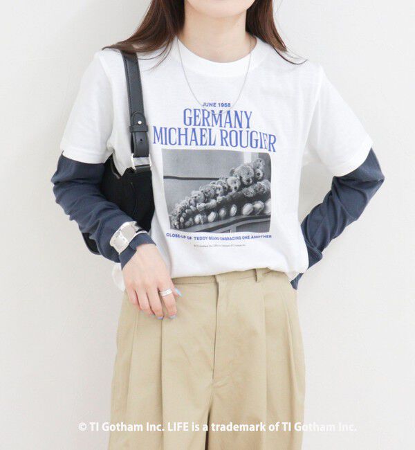 fredy emue「【haru &times; GOOD ROCK SPEED】PhotoロゴコンパクトTシャツ」|Tシャツ・カットソー|