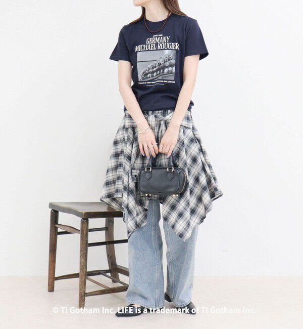 fredy emue「【haru &times; GOOD ROCK SPEED】PhotoロゴコンパクトTシャツ」|Tシャツ・カットソー|