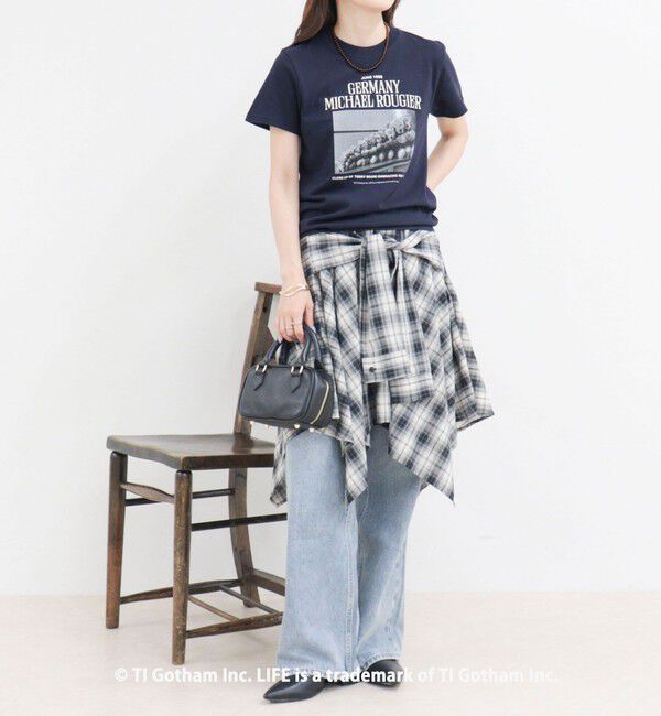 fredy emue「【haru &times; GOOD ROCK SPEED】PhotoロゴコンパクトTシャツ」|Tシャツ・カットソー|