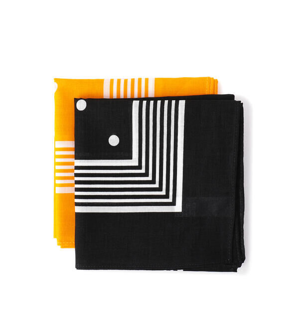 LABOUR AND WAIT「【LABOUR AND WAIT】SPOTTY HANDKERCHIEF BLACK」|タオル|