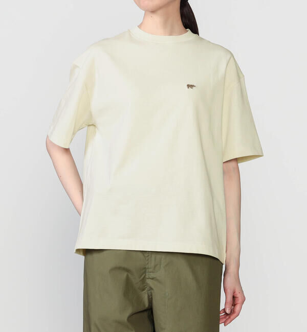  「SCYE BASICS | 〈別注〉コットン 半袖Tシャツ WOMEN」|Tシャツ・カットソー|BEIGE系1