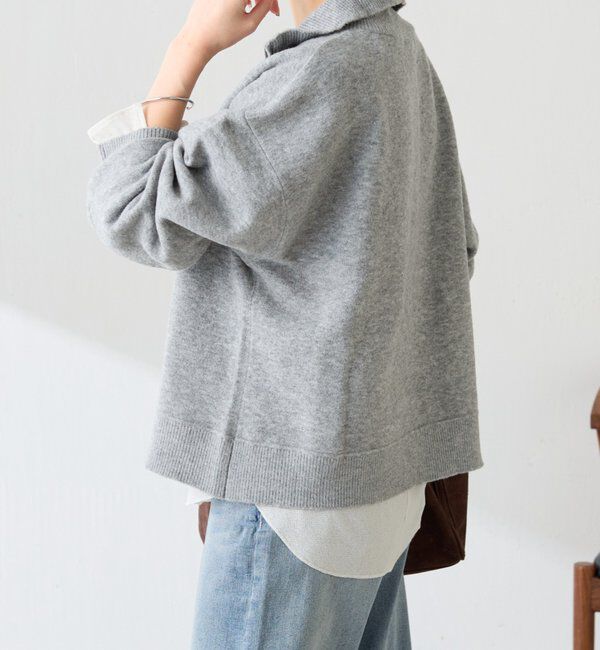  「【ロングシーズン着やすい】ハーフジップニット」|ニット・セーター|