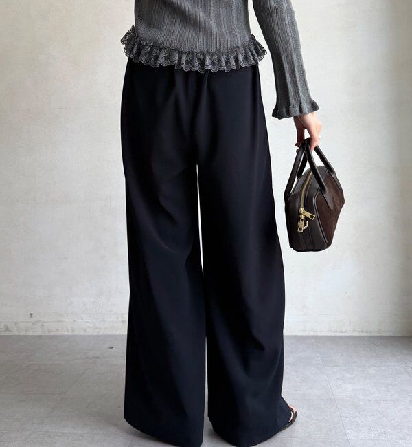  「【累計販売数3万枚突破/22色4サイズ展開！】タックワイドパンツ」|チノ|