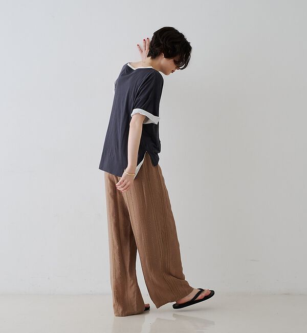Rouge vif「キュプラ刺繍パンツ」|その他|