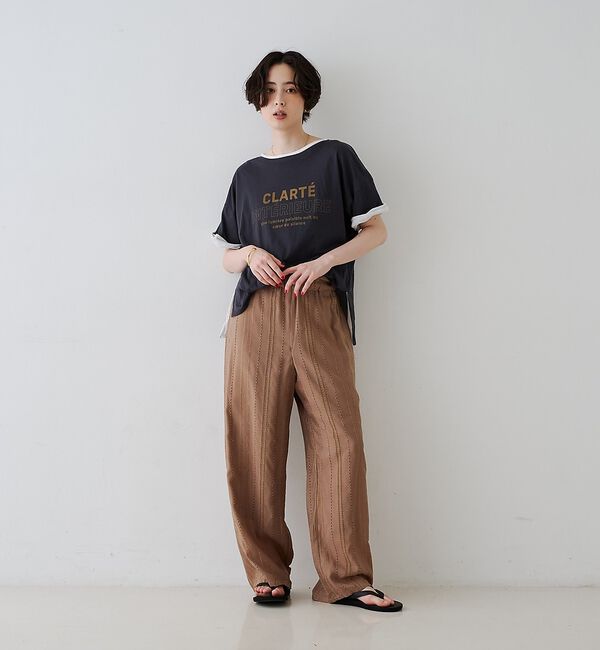 Rouge vif「キュプラ刺繍パンツ」|その他|