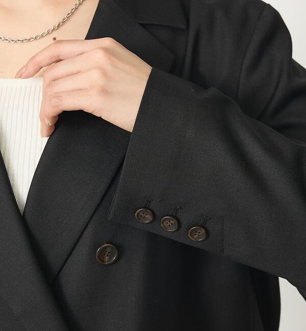 abahouse mavie「【セットアップ対応】ライトメランジダブルジャケット」|その他|
