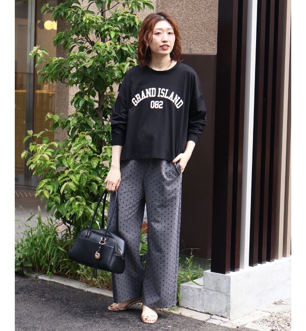  「《WEB限定》フロッキードットイージーパンツ」|その他|