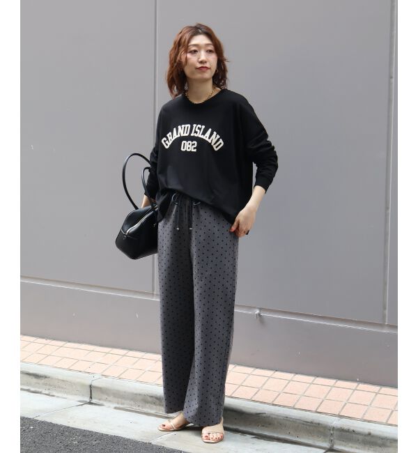  「《WEB限定》フロッキードットイージーパンツ」|その他|