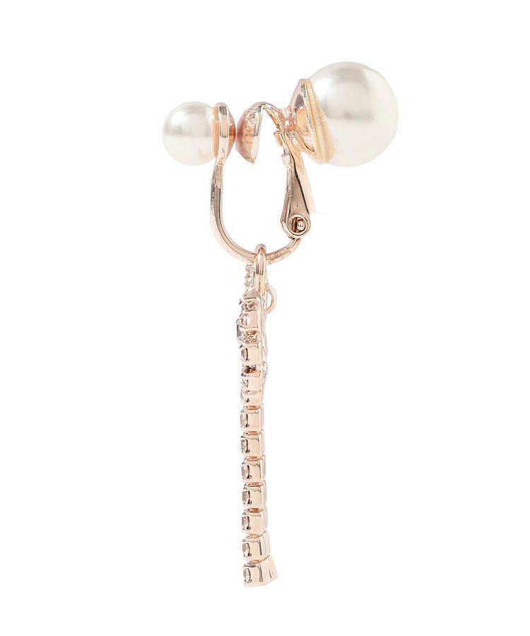 Maison de FLEUR「ダイヤレーンリボンイヤリング」|イヤリング|
